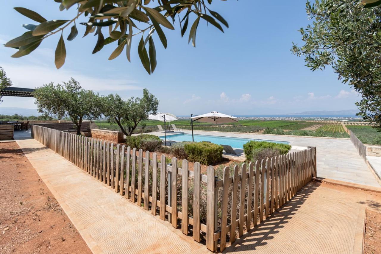 Villa The Olive Hill Ássos Esterno foto
