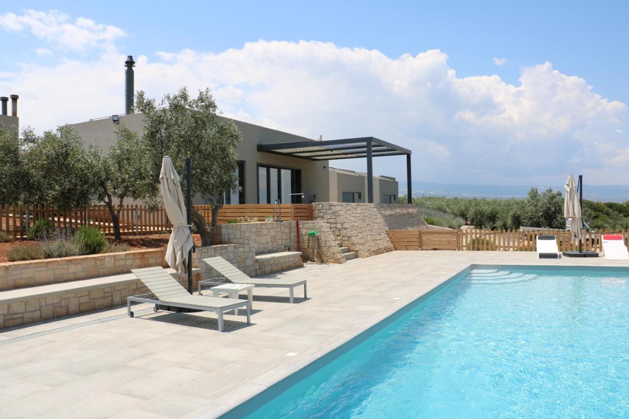 Villa The Olive Hill Ássos Esterno foto